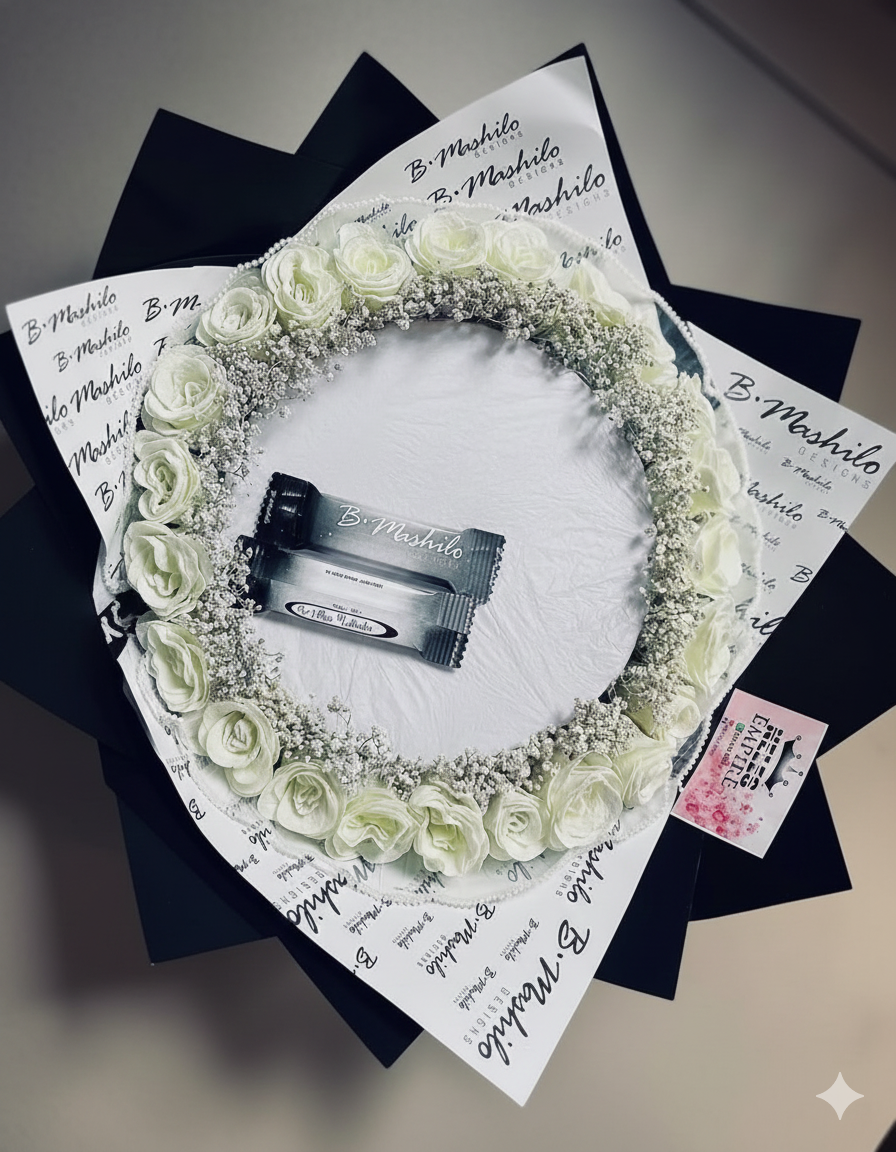 Elegant floral nail art design